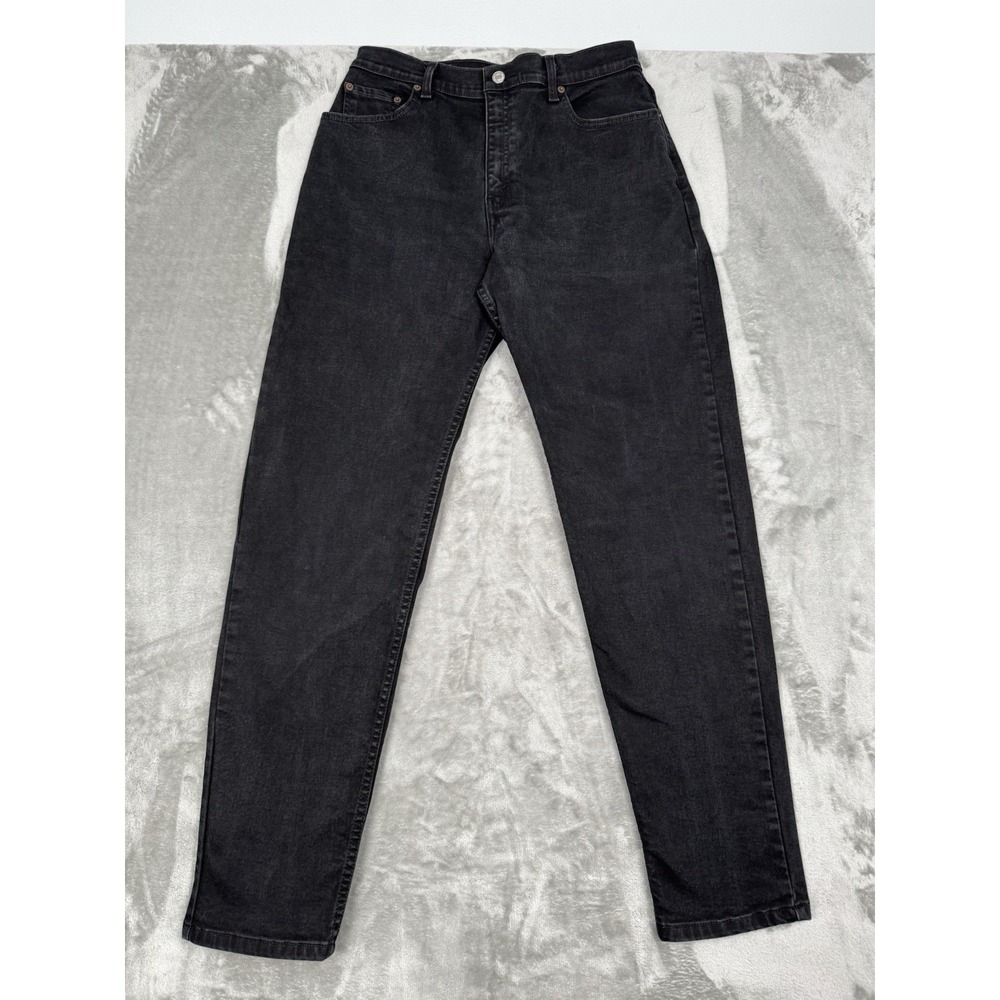 Vintage Levis 550 Black Jeans Mens 29x32 Denim Pants Relaxed Tapered 90s Y2K